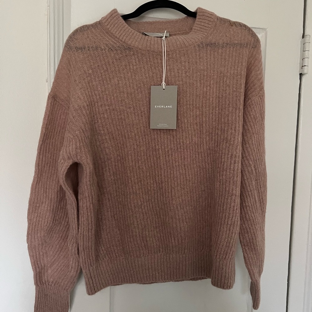 Everlane Women's Alpaca Sweater Blush